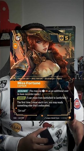 Miss Fortune Captain Can Untap Anything!? | Riftbound | #riftboundtcg #riftbound #shorts #combo