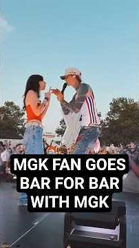 This fan went bar for bar with mgk at MGK DAY in Cleveland.🔥 Her TikTok page is emiilytaylor
