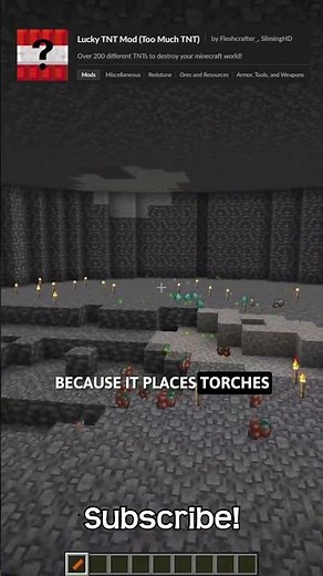 Mining Flat Dynamite Makes Strip Mining A Lot Faster In Minecraft!