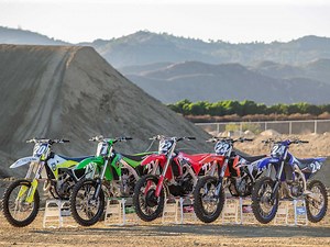 2021 250 Four-Stroke Motocross Bike Comparison Test