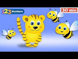 Learn Numbers with Funny Animals for Toddlers | Early Learning Videos | Babies Brain Development