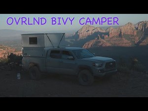 Camping in our new OVRLND Bivy camper!!!