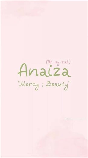 Anaiza Name Meaning