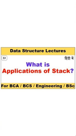 Applications of Stack