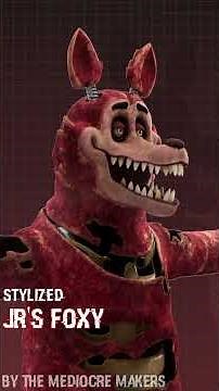 FNAF STYLIZED JRS FOXY| MODEL SHOWCASE #fnaf