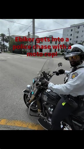 Moto Cops Tried Chasing My E-Bike… BIG Mistake 😳 #fyp #viral | e bike cop chasing