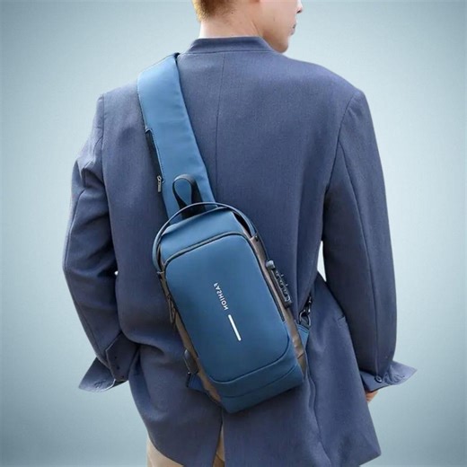 Men Luxury Fanny Pack Oxford Fabric Adjustable Shoulder Strap - Etsy