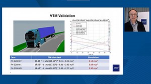 Handling Analysis and Control Development of Commercial Trucks with Volvo Transport Models