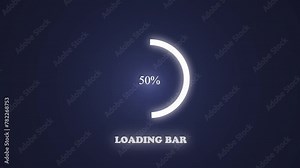 Loading circle bar downloading bar loading progress animation Loading Transfer