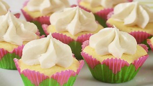 Link to recipe: https://www.joyofbaking.com/cupcakes/MiniVanillaCupcakes.html These Mini Vanilla Cupcakes are wonderfully sweet and buttery and are frosted with a swirl of creamy smooth Confectioners Frosting. And the kids will love it if you dust the tops with candy sprinkles or chocolate jimmies. Watch many more baking videos on our YouTube Channel: https://www.youtube.com/JoyofBaking | Joyofbaking.com