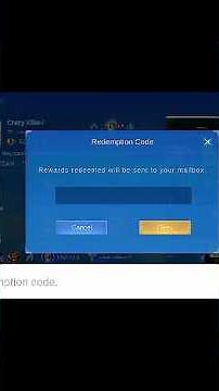 get redeem code #viral #mobilelegends #redeecode