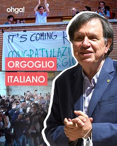 Il fisico teorico Giorgio Parisi ha vinto il premio Nobel 2021 per la fisica. Una mente brillante e un professore stimato, come conferma l'ovazione con cui è stato accolto dai suoi studenti. | Ohga