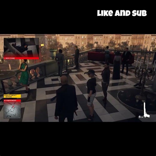 Showstopper Elimination💼 |Hitman Gameplay #shorts #youtubeshorts #gamingclips #gameplay #stealthgame