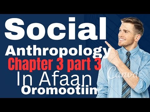 Freshman Course Social Anthropology Chapter3 part 3