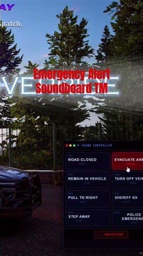 FIVEM PA EMERGENCY ALERT SCRIPT #fivemrp #police #fivem #rpscripts #qbcore