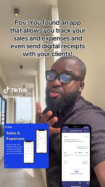 All in one app! Doing business just got better and easier with Oze. Download Oze today via link in our bio. #fyp #foryou #business #receipts #sales