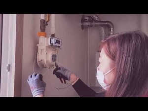 가스원격검침기 결선작업🤗.remote meter reading system wiring work