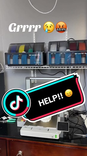🚨 Bambu AMS 2 Pro Error 🚨 Getting “AMS Motor Overload” on BOTH of my brand-new AMS 2 Pro? Everything is moving freely, no filament tangles, and installed right… so why the error?! 👀🤷‍♀️ #3dprinting #ams2pro #whatinthehell @BAMBULAB Official