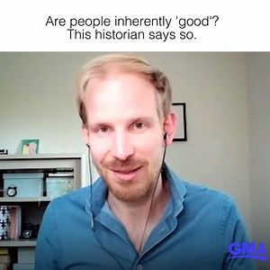 Historian and author of "Humankind," Rutger Bregman Rutger Bregman says he was cynical before exploring human beings and their true nature. | Good Morning America