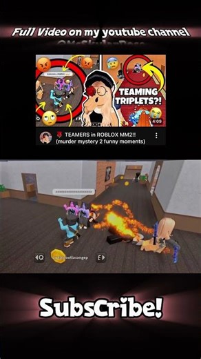 TEAMERS in ROBLOX MM2! #mm2 #roblox #robloxmm2 #mm2funny #mm2roblox #murdermystery2