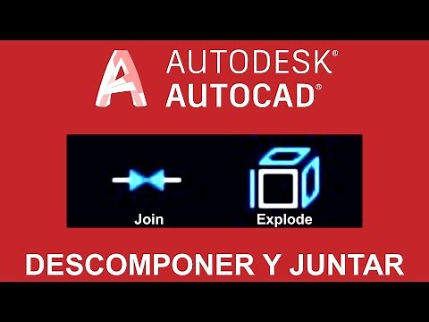 AutoCAD explode and join