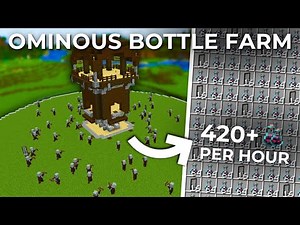 Minecraft EASY Ominous Bottle Farm for 1.21+ | Quick and Simple Tutorial
