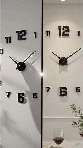 This DIY Wall Clock Instantly Upgrades Any Room! 🕒✨ #gadgets