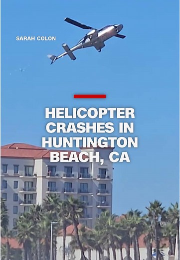 Helicopter Crash in Huntington Beach Injures Five
