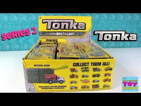 Tonka Tinys Series 2 4 Full Box Opening Blind Bag Fun | PSToyReviews