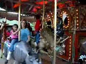 Riding carousel at PHX Zoo