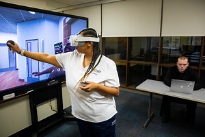 Kent State University College of Nursing is equipping tomorrow's healthcare workforce with cutting-edge technology that bridges classroom learning and bedside care. The college has introduced AI-powered virtual reality (VR) simulation – a first-of-its-kind application in nursing education that standardizes clinical practice while giving each student individualized feedback on their performance. Students interact with a virtual patient who responds in real time, complete with vital signs, electro