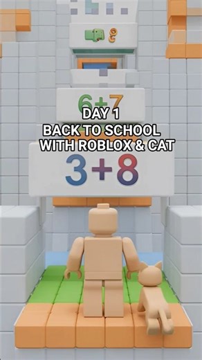 FUN ADDITION PRACTICE - ROBLOX LEARN MATH #learnmath #learnenglish #robloxfun #robloxfacts