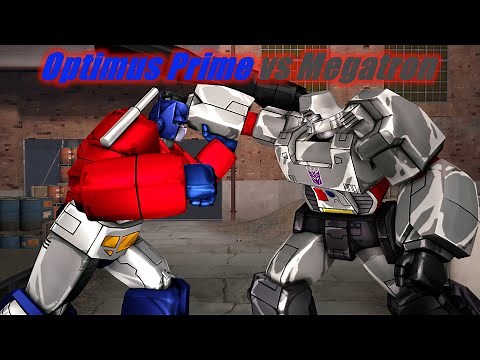 SFM | Optimus Prime vs Megatron | Transformers the movie (1986) scene remake