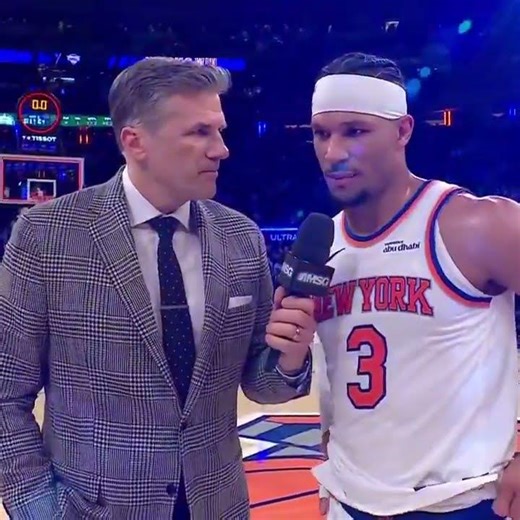 Josh Hart on his 2nd half heroics at The Garden as the Knicks pick up the win over the Celtics.