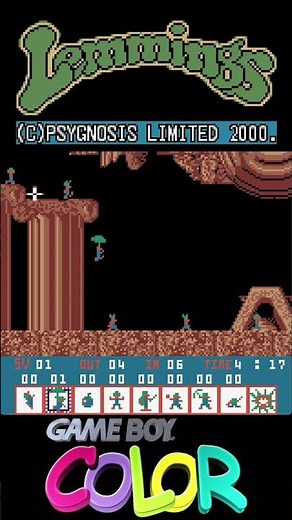 Oh No! More Lemmings (Machine type: Game Boy Color) 4K