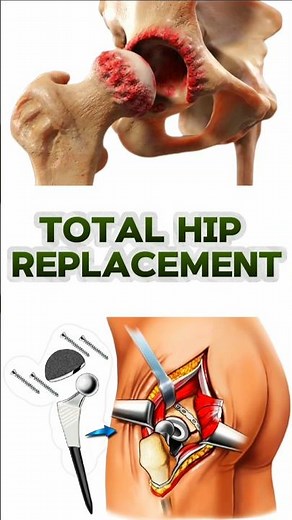 Total Hip Replacement #medical #animation #3d #short BiologywithAliya