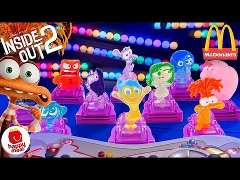 Inside Out 2 FULL SET of 10! Happy Meal Collection from McDonald’s | May 2024