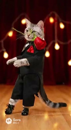 Tango Cat Dance 😺💃🔥 Like👍&Follow❤️