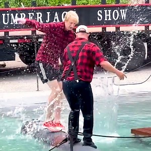 1.1M views · 10K reactions | Here's me commentary on lumberjack log rolling. Crank it  | Ozzy Man Reviews | Facebook