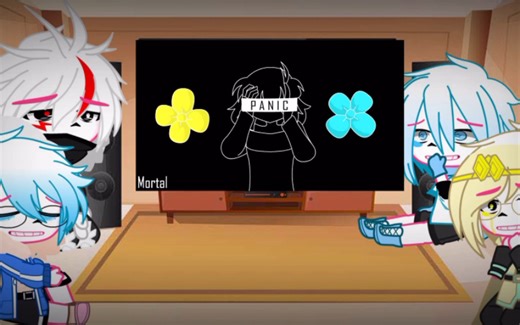 × Sans AU's react to Frisk × gacha club ×