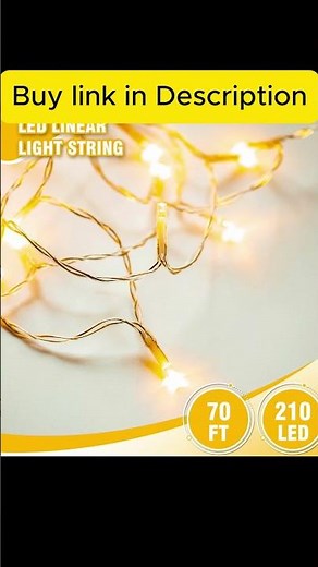 210 LEDs Warm White LED String Lights