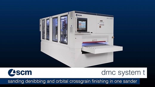 Discover scm dmc system t: sanding denibbing and orbital crossgrain finishing in one sander ↓ #scmmachinery #woodworking #woodtechnologies #SCM #scmismore | SCM Woodworking Technology