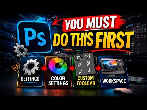 Stop! Change These Photoshop Settings First 4K