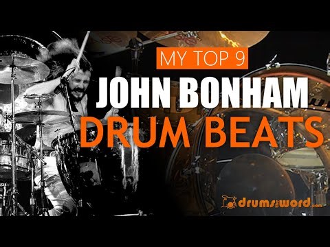 My Top 9 Essential "John Bonham" Drum Beats