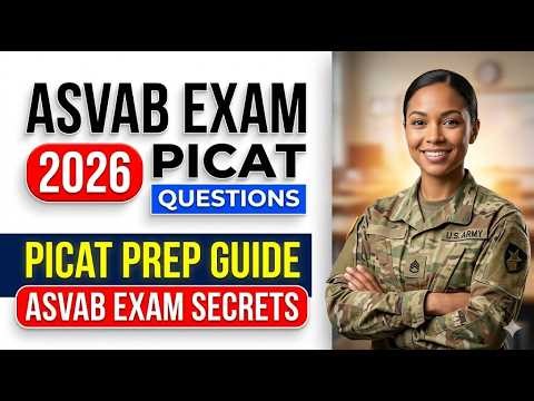 PiCAT ASVAB Practice Test 2026 | Master the Exam & Secure Your Dream MOS
