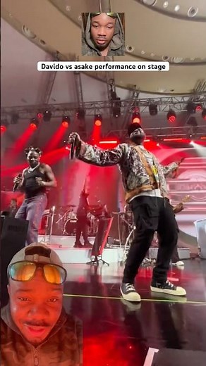 Davido and asake perform together on stage