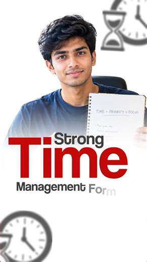 How to Manage Time ⏲️ as Students #timemanagement #consistency #discipline