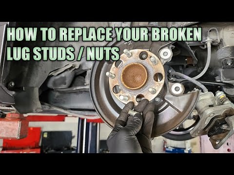 how to replace your lug studs honda accord