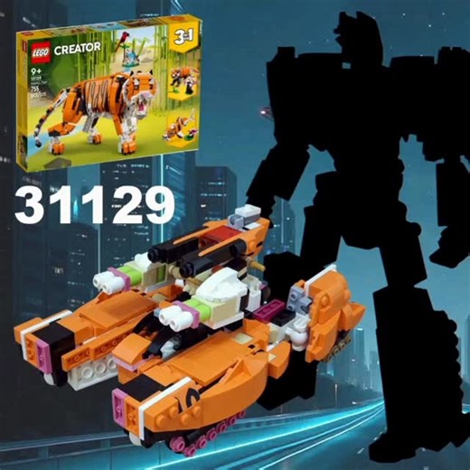 Alan Yap on Instagram: "Transformer tank made using lego set 31129 tiger Video and link to building instructions in my youtube channel. Www.youtube.com/@alanyuppie #legofan #afol #legostagram #legoideas transformers toyrobot legoinstagram toystagram legofans toyinstagram instalego legomania lego_hub legobrick toyartistry legocreations legorobots legotutorial legocreator toyartistry transformers_4life legomocbuilder lego2024 scifivehicles legotank"