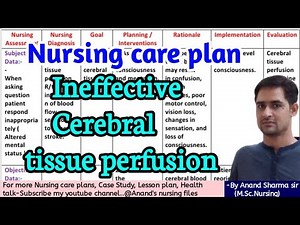 Nursing care plan on Ineffective cerebral tissue perfusion//Nursing care plan ‪@anandsnursingfiles‬